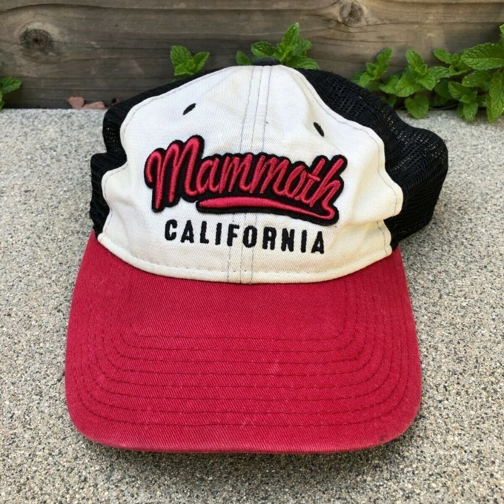THE GAME MAMMOTH CALIFORNIA Vintage Trucker Hat Men's One Size Embroidered‌